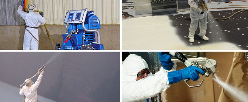 Внедрение теплоизоляции напылением