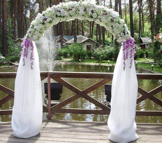 Оформление свадебной арки: фото примеры, делаем своими руками