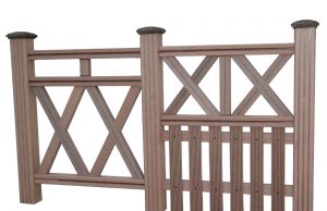 Декоративное ограждение для террас из ДПК Декоративное ограждение для террас из ДПК