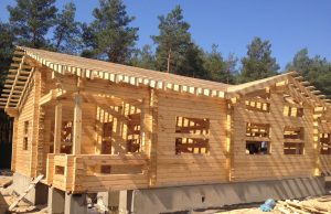 Как строят деревянные дома
