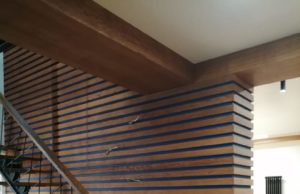 Применение декоративных балок и реек