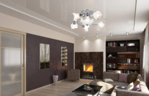 Дизайн натяжного потолка.