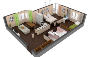 Все для людей: удобства двухкомнатной квартиры