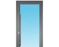 Алюминиевая дверь: безопасность со стеклопакетом