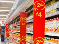 Использование POSM для оформления стеллажей