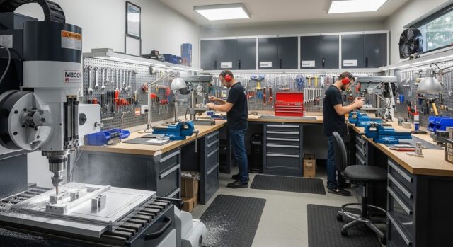 Большие возможности малого цеха: как выбрать промышленное оборудование для сверления и металлообработки под задачи стройки и производства